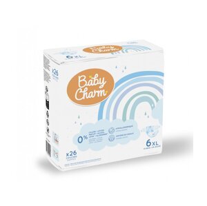 Plenky Baby Charm Super Dry Flex vel. 6 XL, 13-18 kg, 26 ks