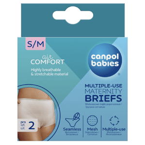 CANPOL BABIES Multifunkční mateřské kalhotky 2 ks S/M