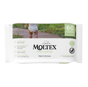 Ontex Group EKO vlhčené ubrousky Moltex Pure & Nature na bázi vody (60 ks)