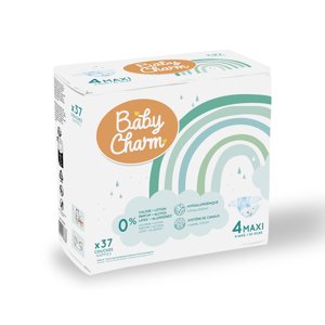 Baby Charm Super Dry Flex vel. 4 Maxi, 9 – 14 kg, 37 ks