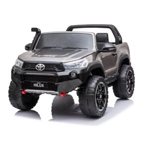 Elektrické autíčko Toyota Hilux  lakovaná stříbrná