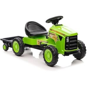 Šlapací traktor s přívěsem G206 zelený