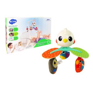 Lean Toys Kolotoč nad postýlku se zvuky a ptáčky