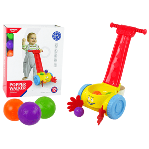 Lean Toys Tlačný sběrač kuliček pro děti