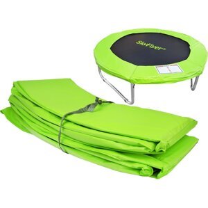 Tomido Kryt pružin na trampolínu 500 cm (16 ft) světle zelený SkyFlyer