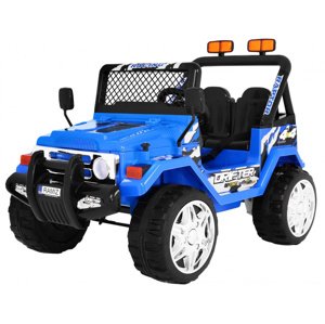 Elektrické autíčko Jeep Raptor, EVA kola, 2.4GHz modré