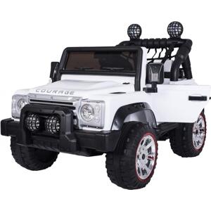 Ramiz Elektrické autíčko Jeep Rover Courage, FM rádio, EVA kola bílé