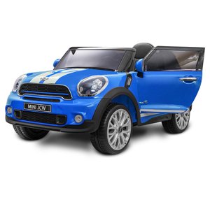 Ramiz Elektrické autíčko Mini Moris, 2.4GHz, Eva kola, kožená sedačka modré