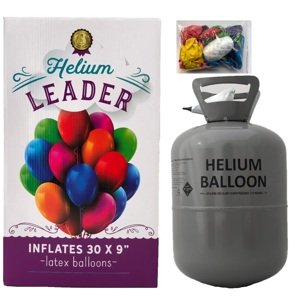 Helium do balónků s 30 balónky