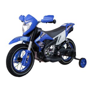 Ramiz elektrická motorka Cross s nafukovacími koly modrá