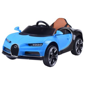 Ramiz Elektrické autíčko Bugatti Chiron, kožená sedačka, 2.4GHz modré