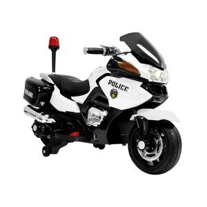 Elektrická cestovní motorka Policie bílá