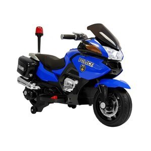 Elektrická cestovní motorka Policie modrá