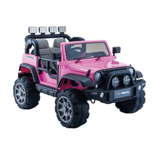 Dětské elektrické autíčko Jeep HP012 růžové