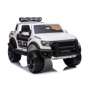 Elektrické autíčko Ford Ranger Raptor policie lakované bílé