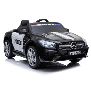 Elektrické autíčko MERCEDES SL500 Policie černé