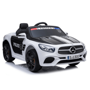 Elektrické autíčko MERCEDES SL500 Policie bílé
