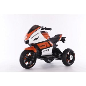 Elektrická motorka SUPER MOTO oranžová