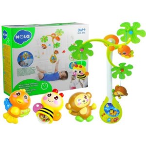 Lean Toys Kolotoč nad dětskou postýlku se zvířátky