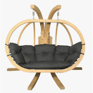 Patio Závěsné křeslo Swing Pod Grafit XL se stojanem CZILLO