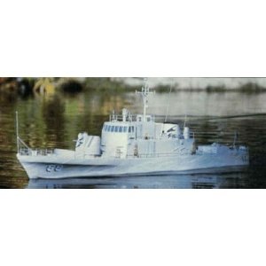 USS Crockett rychlý dělový člun 1295mm Modely lodí IQ models