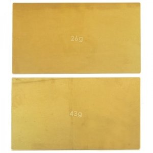 Mosazné závaží šasi pod LiPo sadu, 26g a 43g, 1 +1 ks. Tuningové díly IQ models