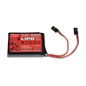 Vysílačový pack, LiPo 1S2P/6000 3,8V TX, 27Wh Akumulátory IQ models