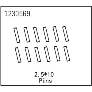 Pins 2.5*10 (12) RC auta IQ models