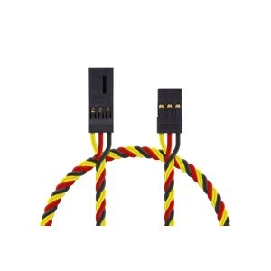 4610 S prodlužovací kabel 300mm JR kroucený silný, zlacené kontakty (PVC) Konektory a kabely IQ models