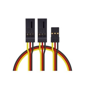 4701 S "Y"-kabel JR plochý silný krátký 150mm (PVC) Konektory a kabely IQ models