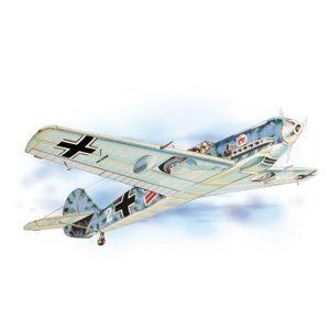 Messerschmitt Bf-109 (619mm) laser.vyřezávaný Modely letadel IQ models