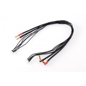 4S černý nabíjecí kabel G4/G5-4S/XH - krátký 400mm - (4mm, 5-pin EH) Konektory a kabely IQ models