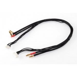 4S černý nabíjecí kabel G4/G5-4S/XH - krátký 400mm - (4mm, 7-pin PQ) Konektory a kabely IQ models