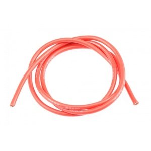 12AWG/3,3qmm silikon kabel (červený/1m) Konektory a kabely IQ models