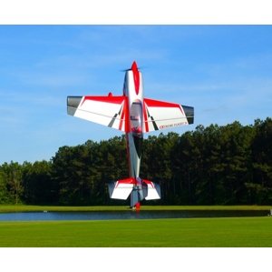 91" Extra NG - Červená/Stříbrná 2,31m Letadla IQ models