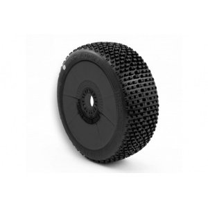 H-BLOCK V2 BUGGY C1 (SUPER SOFT) nalepené gumy, černé disky, 2 ks. Příslušenství auta IQ models