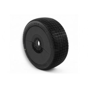ADDICTIVE V2 BUGGY C1 (SUPER SOFT) nalepené gumy, černé disky, 2 ks. Příslušenství auta IQ models