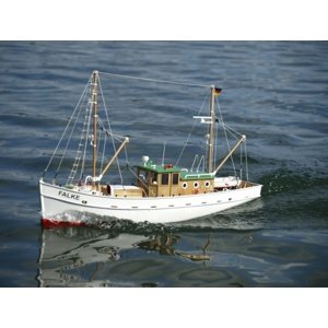 FALKE (II) stavebnice rybářského člunu Modely lodí IQ models
