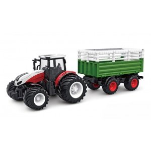 Amewi RC Traktor s vozem pro zvířata, světla, zvuk 1:24 RC auta, traktory, bagry IQ models