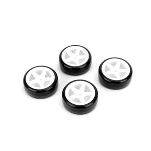 CARTEN nalepené Drift gumy 26mm na bílých 5 papr. diskách, 4 ks. Příslušenství auta IQ models