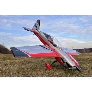114" Extra NG - Červená/Stříbrná 2,9m Modely letadel IQ models