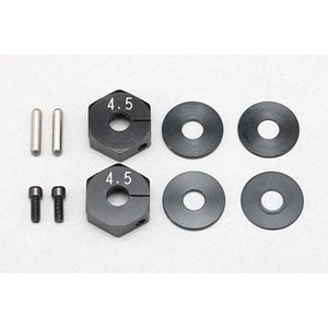 BD8/BD7 4.5mm hliníkové unašeče kol s 0.5/1.0mm podložkami (2+2+2ks) Náhradní díly IQ models