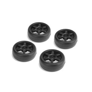 CARTEN nalepené slick gumy 26mm na černých 6 papr. diskách, 0mm OFFset, 4 ks. Kola IQ models