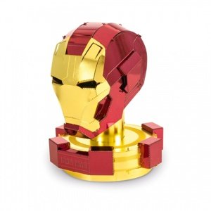 Metal Earth Luxusní ocelová stavebnice Helma Marvel Avenger Iron Man Autodráhy a stavebnice IQ models