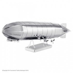 Metal Earth Luxusní ocelová stavebnice Vzducholoď Graf Zeppelin Autodráhy a stavebnice IQ models
