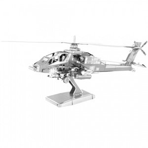 Metal Earth Luxusní ocelová stavebnice AH-64 Apache Autodráhy a stavebnice IQ models