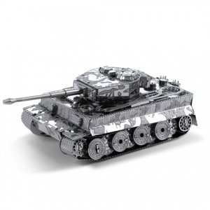Metal Earth Luxusní ocelová stavebnice Tiger I Tank Autodráhy a stavebnice IQ models