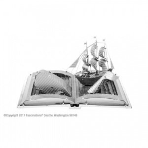 Metal Earth Luxusní ocelová stavebnice Moby Dick Autodráhy a stavebnice IQ models