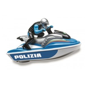 RE.EL Toys Vodní skútr policejní na baterie RC lodě a ponorky IQ models