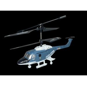 RE.EL Toys RC vrtulník policejní 3 kanály, gyroskop RTF sada RC vrtulníky a letadla IQ models